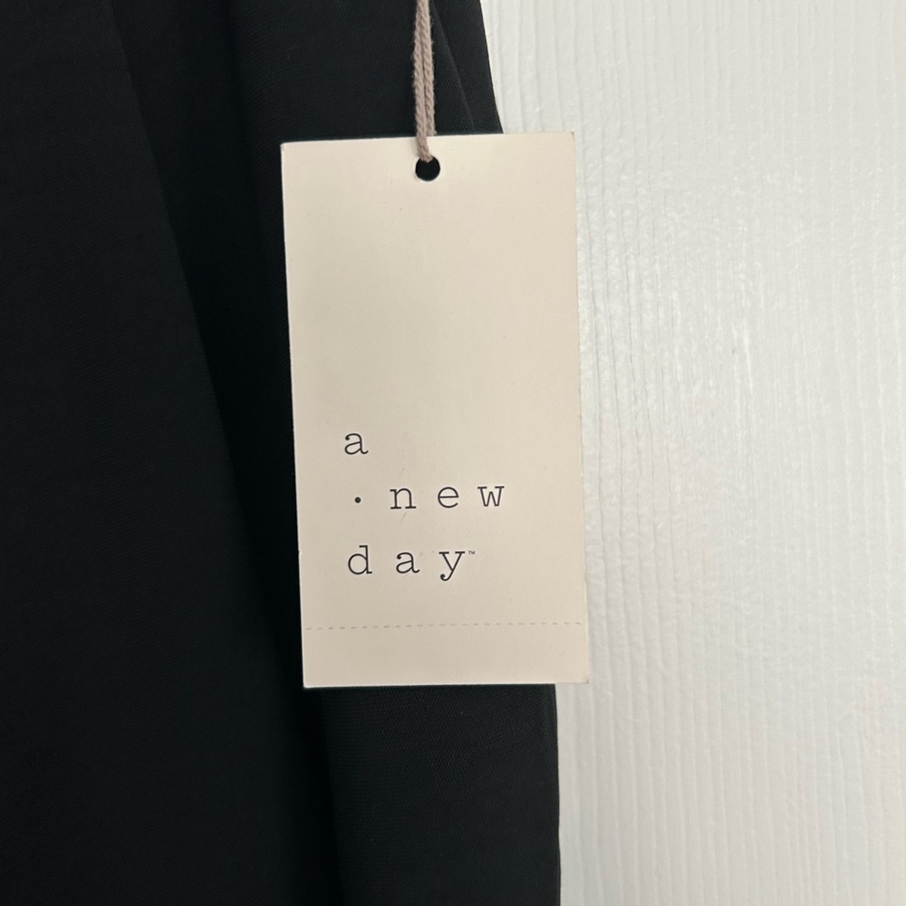 NWT A New Day Black wide leg trousers.